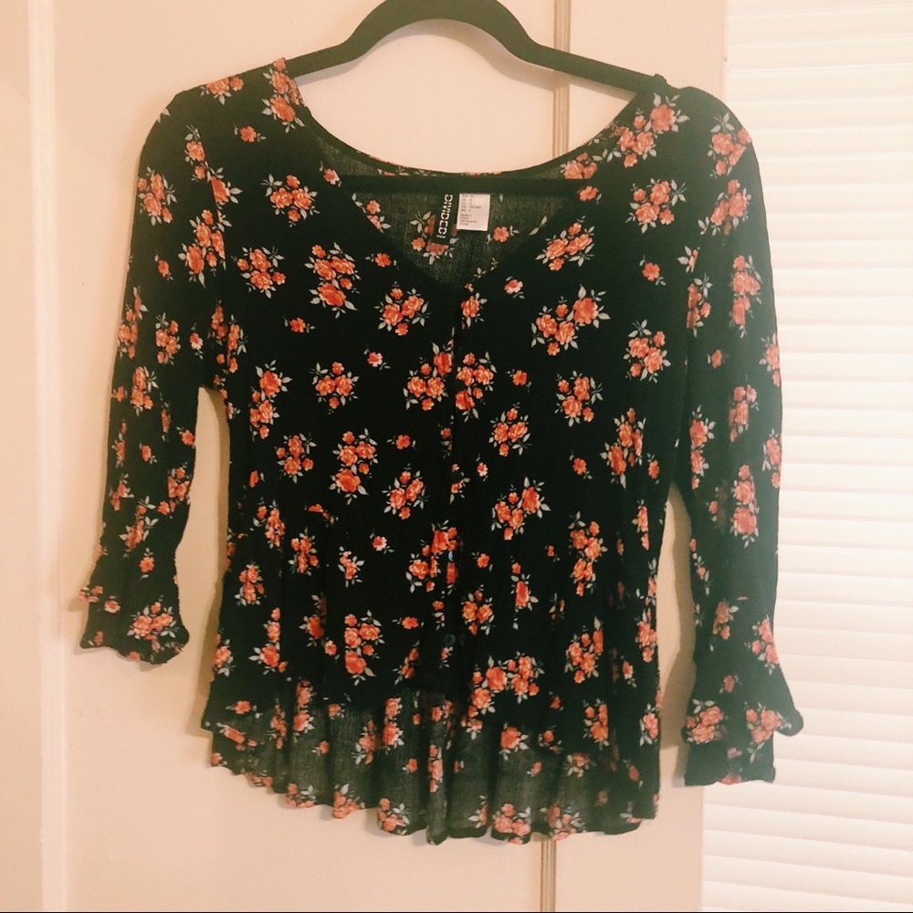 H&M (divided) floral top